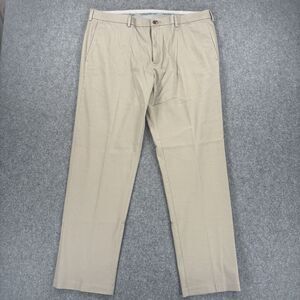 Haggar Premium Khaki Straight Fit Flat Front Chinos 38x32